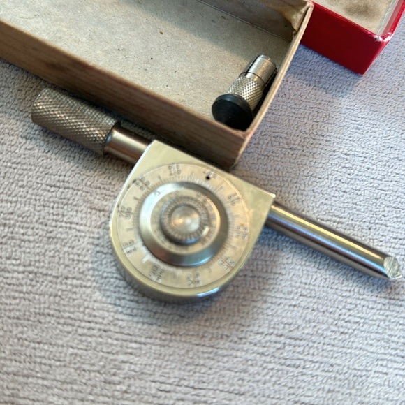 Vintage Union Tool Co # 440 RPM Speed Indicator TachTips and Box - Picture 2 of 4